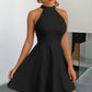 A-Line Sleeveless Mini Dress