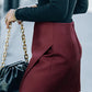 Asymmetrical PU Leather Mini Skirt