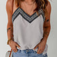 Contrast Trim Racerback Cami