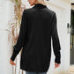 Open Front Long Sleeve Longline Cardigan