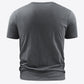 Slogan Graphic Round Neck Short Sleeve Tee