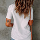 Floral Embroidery V-Neck Top