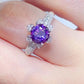 1 Carat Moissanite 925 Sterling Silver Ring