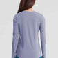 Round Neck Long Sleeve Sports Top