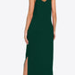 Split Spaghetti Strap Maxi Dress with Pockets