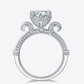 1 Carat Moissanite 925 Sterling Silver Ring