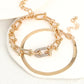 Alloy Two-Piece Bracelet Set