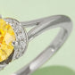 1 Carat Moissanite 4-Prong 925 Sterling Silver Ring