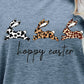 HOPPY EASTER Bunny Graphic Tee Shirt