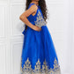 Kid's Dream Let's Dance Formal Tutu Dress in Royal Blue