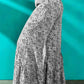 Printed Ruffled Wide Leg Pants