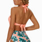 Tie Back Halter Neck One-Piece Swimsuit