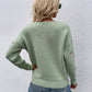 Floral Embroidery V-Neck Sweater