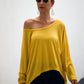 Boat Neck High-Low Top