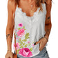 Floral Scalloped Lace Detail Cami