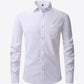 Button-Up Long Sleeve Pocket Collared Shirt