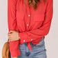 Button-Up Shirt with Pockets