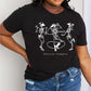 Simply Love Full Size FOREVER COWGIRL Dancing Skeleton Graphic Cotton Tee