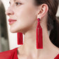 Beaded Tassel Earrings
