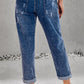 Drawstring Denim Joggers