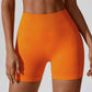 Wide Waistband Slim Fit Sports Shorts