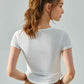 Round Neck Short Sleeve Sports T-Shirt
