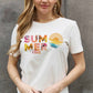 Simply Love Full Size SUMMER VIBES Graphic Cotton Tee