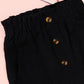 Baby Girls' Paper Bag Pants with Buttons