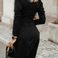 Bow Detail Long Sleeve Dress