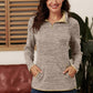 Heathered Quarter-Zip Sweatshirt