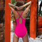Crisscross Detail One-Piece Swimsuit