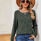 Heathered Round Neck Top