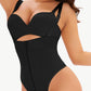 Full Size Adjustable Strap Zip-Up Shaping Bodysuit