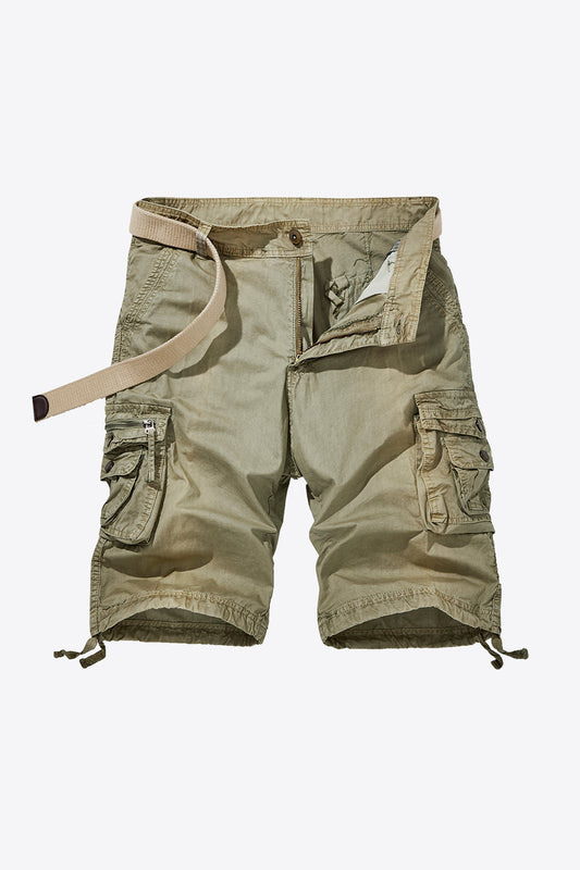 Belted Cargo Shorts