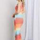 Zenana Gradient Sleeveless Slit Midi Dress
