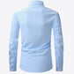 Button-Up Long Sleeve Pocket Collared Shirt