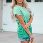 Round Neck Pocket Tee Shirt