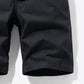 Belted Button and Zip Closure Shorts