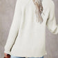 Half Button Long Sleeve Knit Top