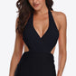 Tie Back Halter Neck One-Piece Swimsuit