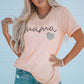 MAMA Heart Graphic Tee Shirt
