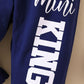 Baby Color Block Graphic Hoodie and Joggers Set
