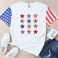 Stars and Stripes Round Neck Tee