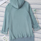 Side Slit Raglan Sleeve Hoodie