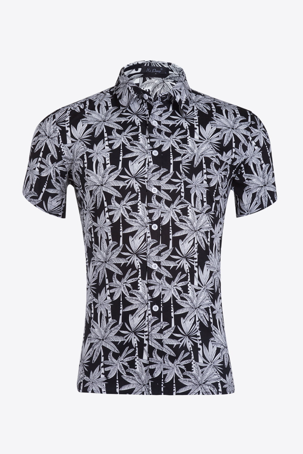 Printed Button-Up Vacation Shirt