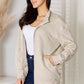 Heimish Full Size Zip-Up Jacket with Pockets