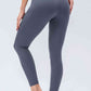 Breathable Wide Waistband Active Leggings with Pockets