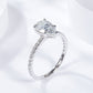 1.8 Carat Moissanite Side Stone Ring