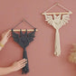 19.7" Bat Macrame Wall Plant Hanger