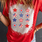 Star and Stripe Graphic Short Sleeve Tee